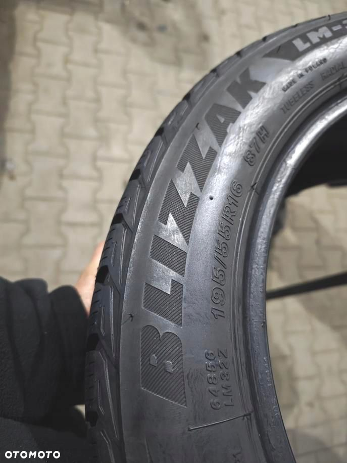 195/55r16 bridgestone 7mm opony zimowe 50040 - 6