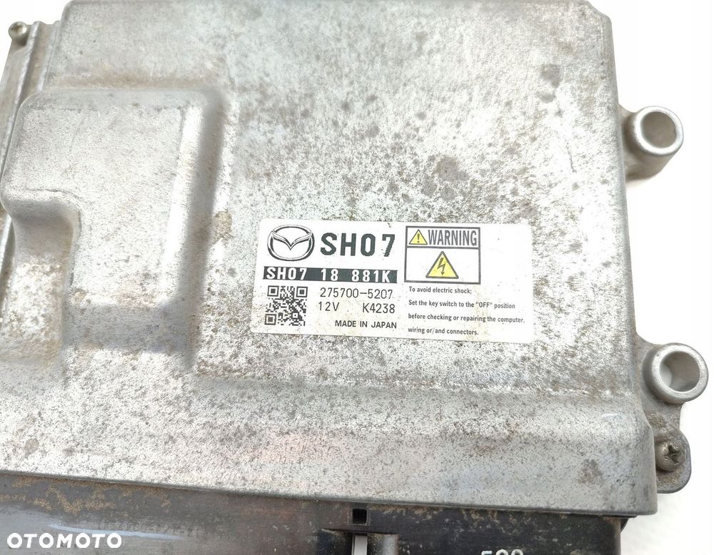 KOMPUTER SILNIKA STEROWNIK MAZDA CX-5 SH0718881K 275700-5207 - 2
