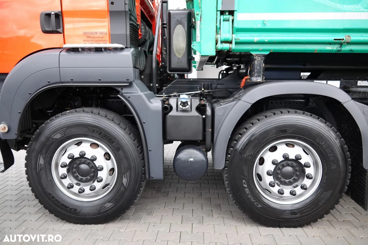 MAN TGS 35.400 / 8X4 / BASCULĂ 2 LATURĂ / HYDROBURT / BORDMATIC / EURO 5 - 24