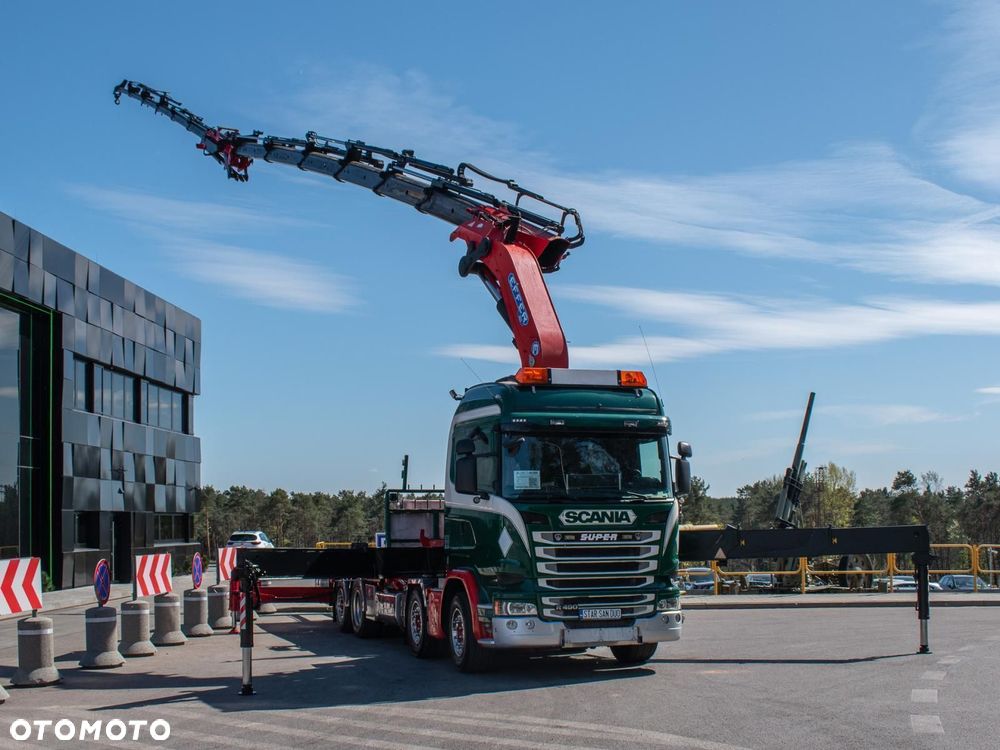 Scania R490 8x2 EFFER 955 Fly Jib Wciągarka Kosz HDS Żuraw - 3