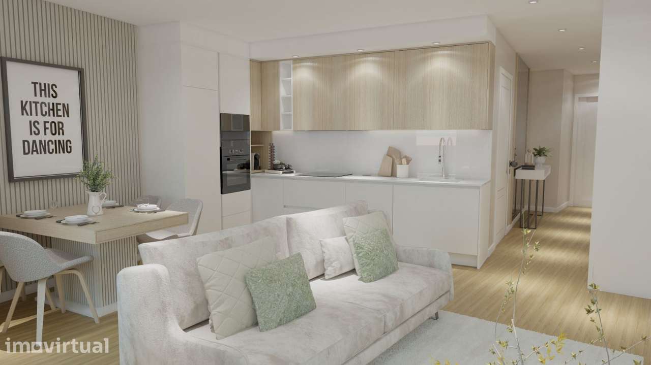 Apartamento T0 Com  terraço garagem, junto á praia - Grande imagem: 2/11