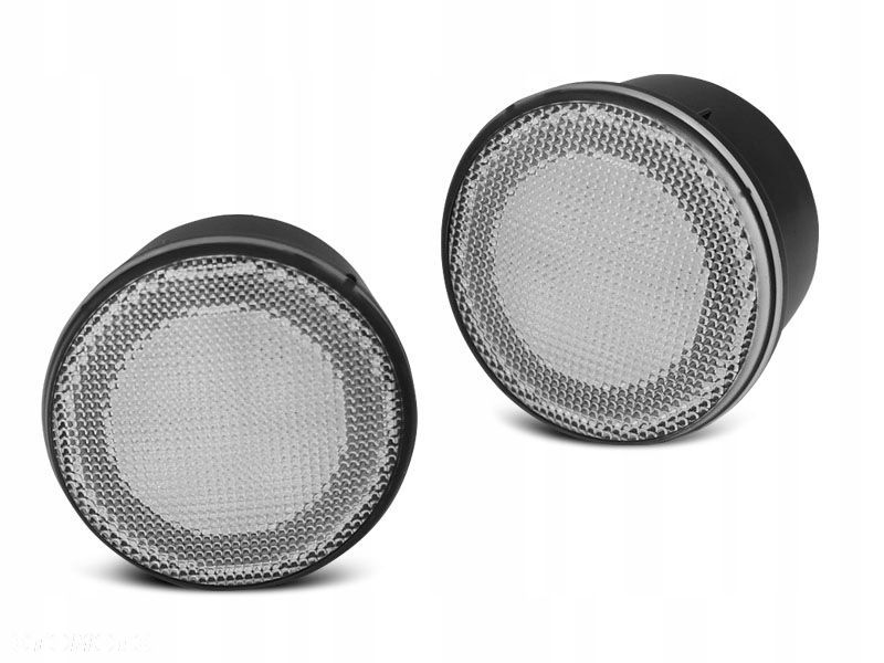Kierunkowskazy Migacze przod kpl Led Tuning White Jeep Wrangler JK 2006-18 - 1