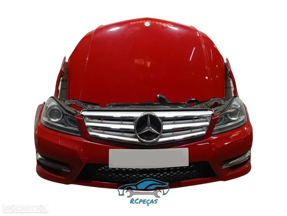 .Frente Completa Mercedes Benz Class C W204 AMG Facelift Xenon Diesel 2011 a 2015