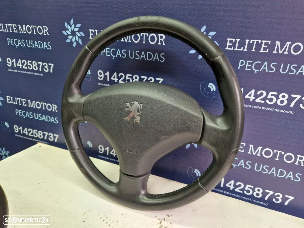 Volante usado pele com airbag PEUGEOT 3008