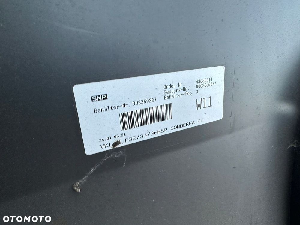 ZDERZAK TYŁ TYLNY BMW F32 F33 F36 M-PAKIET 8054566 KOMPLETNY TANSANITBLAU - 8