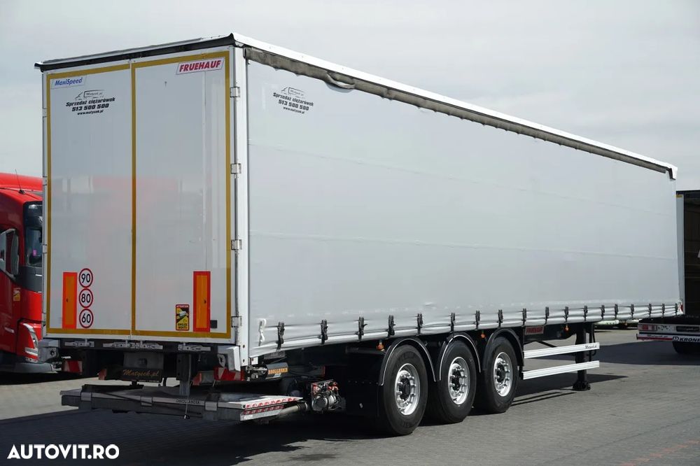 Fruehauf CORTINĂ / AXĂ DE RIDICAT / DHOLLANDIA LIFT 2.000 KG / PODEA REZISTENTĂ / - 1
