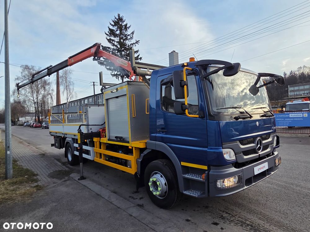 Mercedes-Benz ATEGO 1624 // PALFINGER PK12001 PILOT RADIOWY // 3 WYSUWY // HDS ŻURAW DŹWIG // 131.000km EURO 5 // MOŻLIWA ZMIANA ZABUDOWY - PRZEBUDOWA - 11