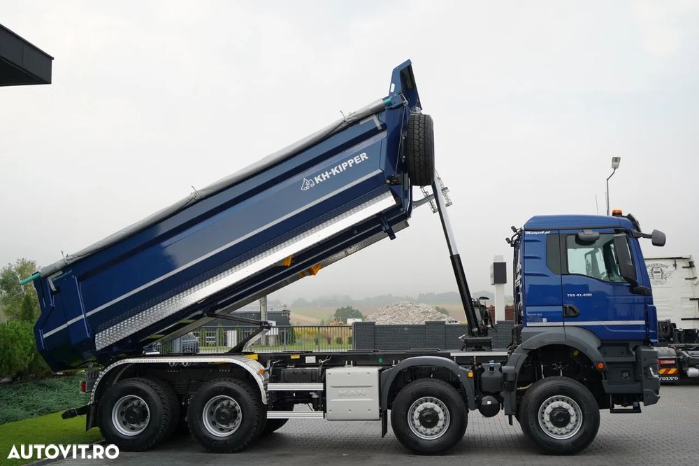 MAN TGS 41.480 / 8X6 / BASCULATOR / AUTOMAT / NOU-NOUȚ / ECHIPAMENTE FOARTE BOGATE / - 6
