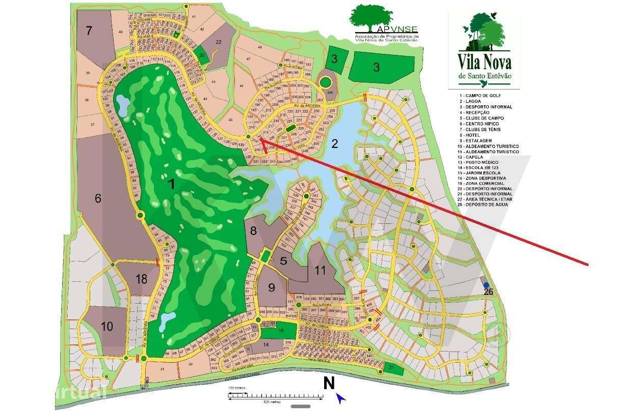 Terreno urbano com projeto em Vila Nova de Santo Estevão Benavente - Grande imagem: 4/4