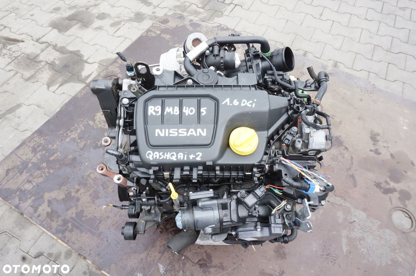 SILNIK R9M B405 NISSAN RENAULT 1.6 DCI 78 TYS KM KOMPLETNY - 2