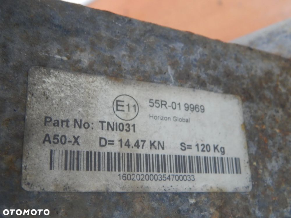 Hak holowniczy zaczep Nissan Navara D40 05-14 Łuków części - 6