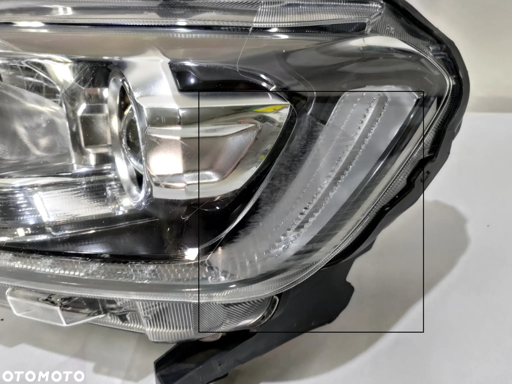 FORD RANGER V LIFT LAMPA LEWY PRZÓD XENON PRZERYSOWANY KLOSZ - 2
