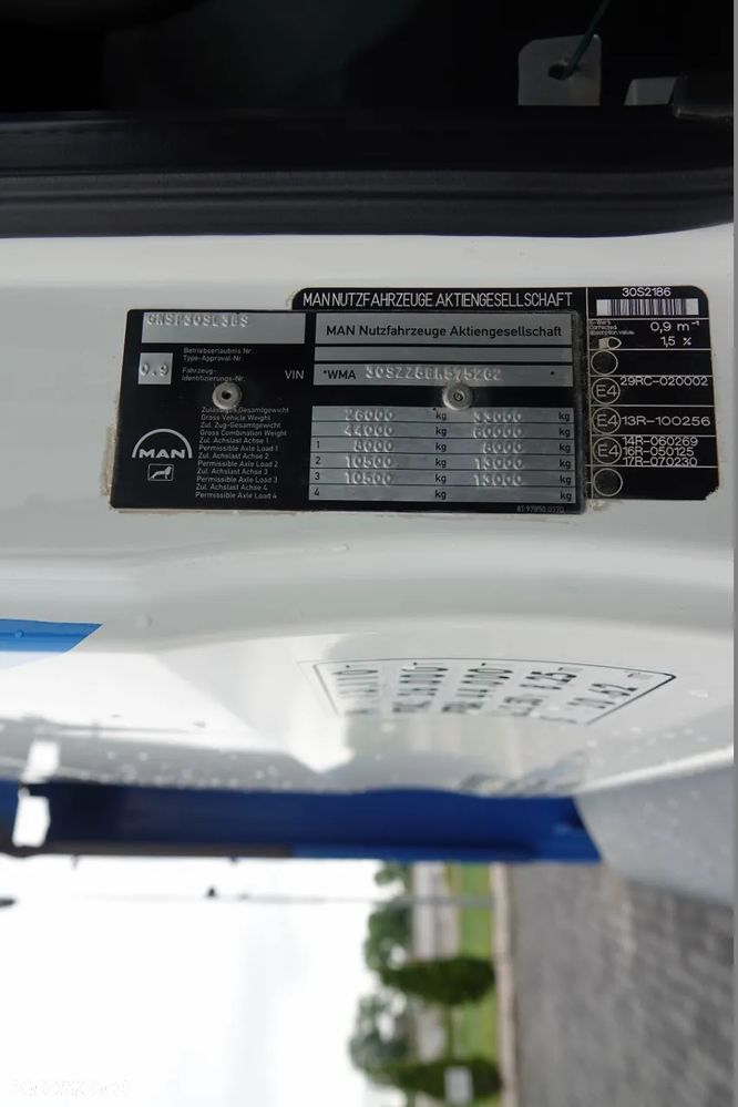 MAN TGS 26.360 / 6x4 / WYWROTKA  2- STRONNA / HYDROBURTA  / BORDMATIC / SPROWADZONY - 38