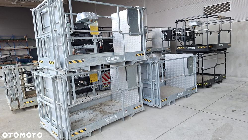Manitou osprzęt do ładowarka teleskopowa kosz łyżka wciągarka i inne - 8