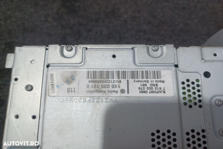 Radio cd 1K0035191E Volkswagen VW Golf 5 [2003 - 2009] Hatchback 5-us - 4