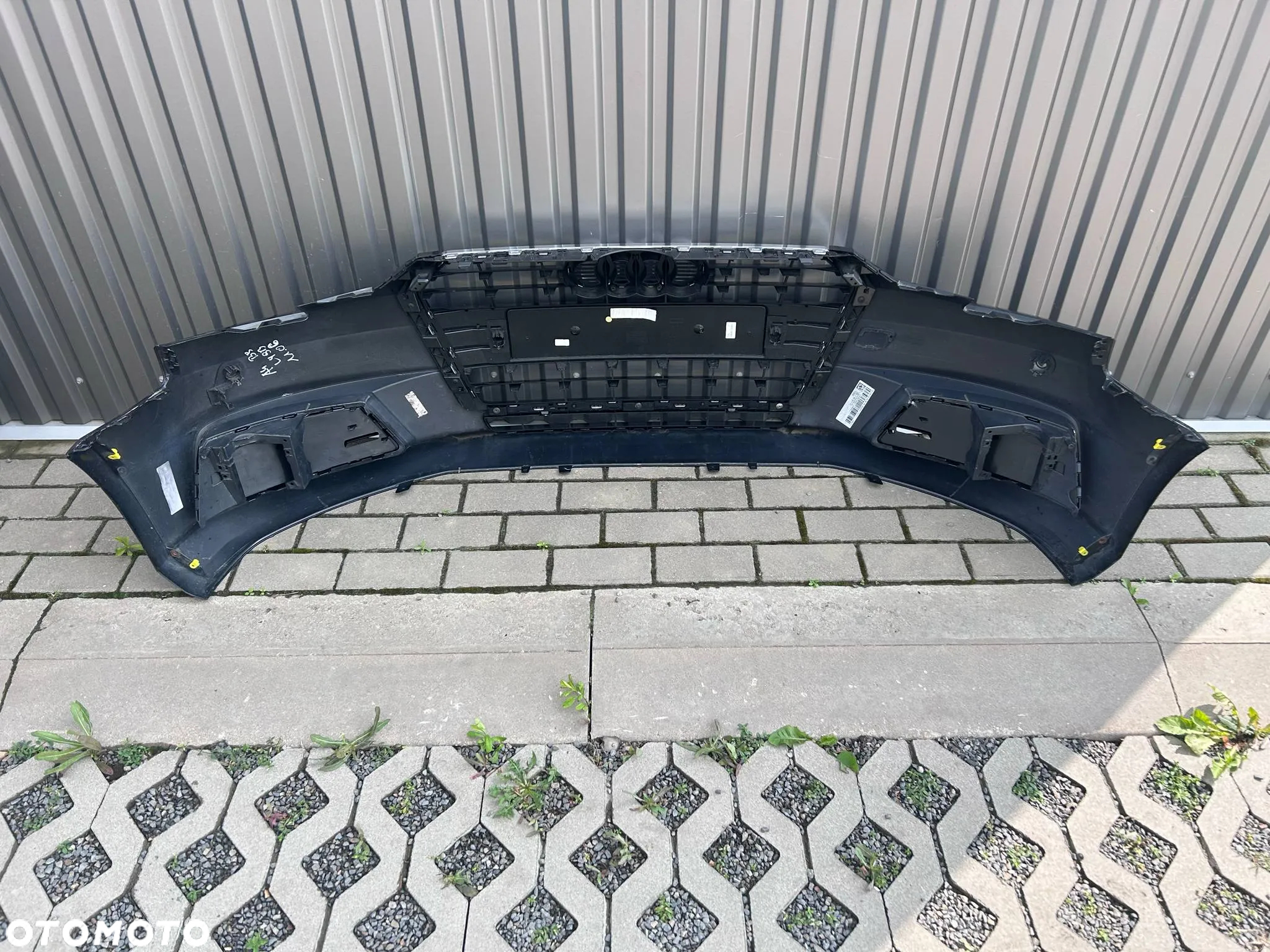 Audi A4 B9 8W Zderzak Przód Przedni kompletny LY9B 15-19r. 4xPDC Ładny - 9