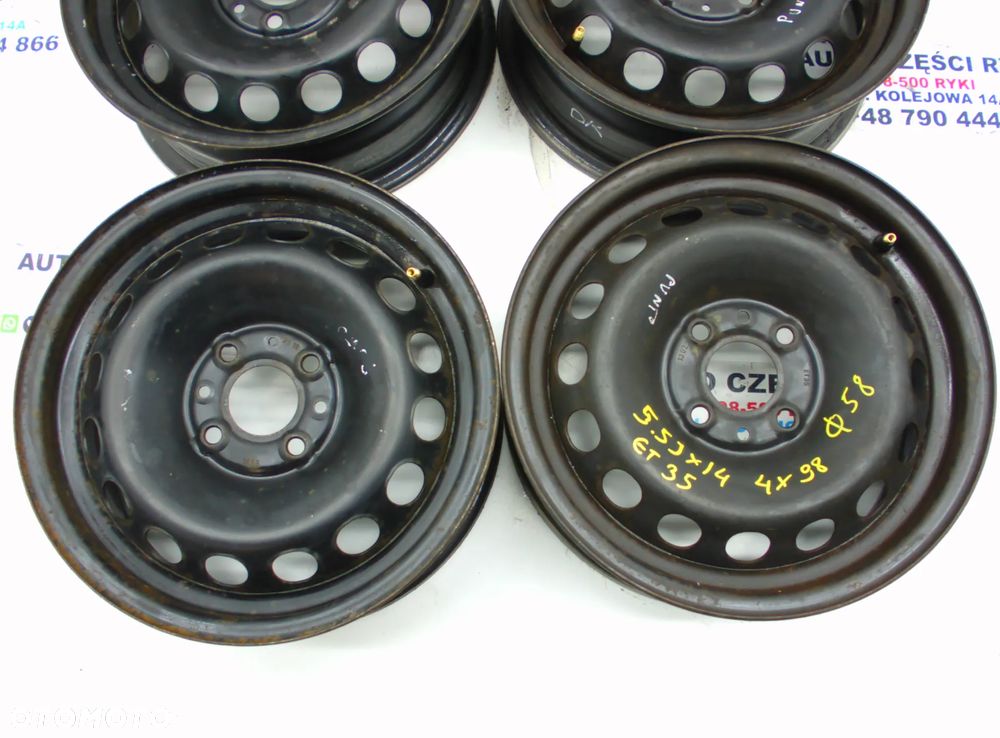 Fiat Felga Felgi Stalowe 4x98 5.5Jx14 et 35 - 2