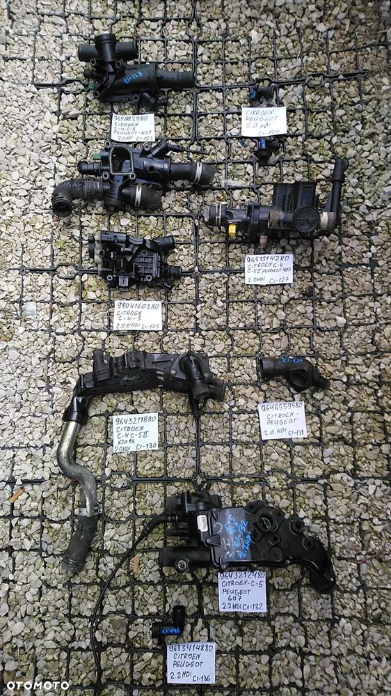 PEUGEOT / CITROEN TERMOSTAT KRÓCIEC WODNY POMPA WODY - 5