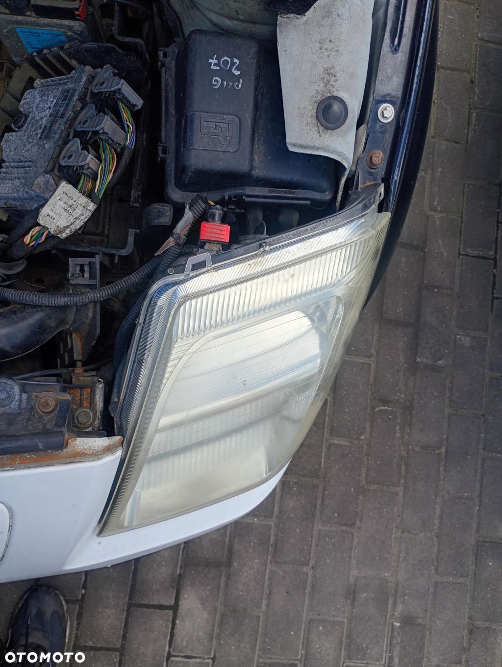 Citroen C2 03-09 REFLEKTOR LAMPA LEWAPRZEDNIA PRZÓD - 2