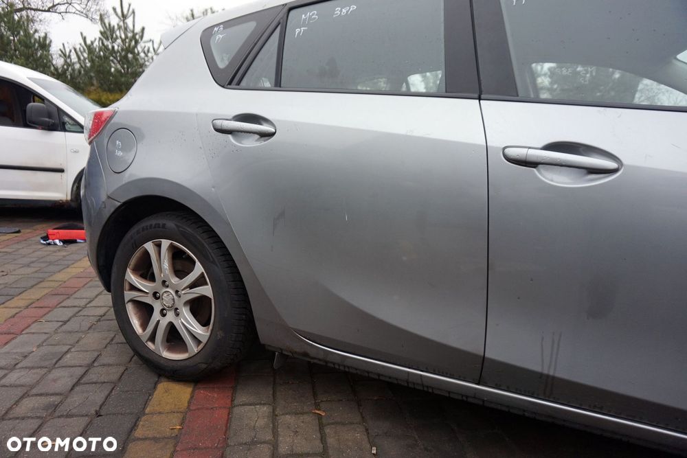 DRZWI TYLNE PRAWE 3 II BL 5D HB 38P  SREBRNY MAZDA 2009-2013 - 3