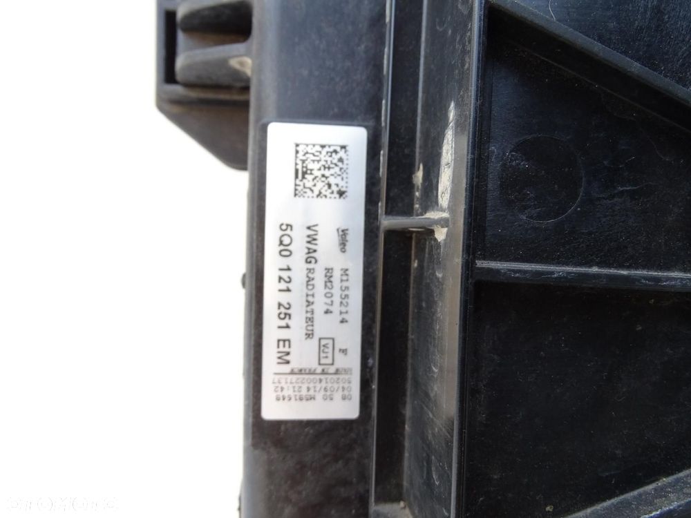KOMPLET CHŁODNIC 5Q0959455AP 5Q0121251EM 1.4 TSI GOLF VII LEON III A3 8V - 12