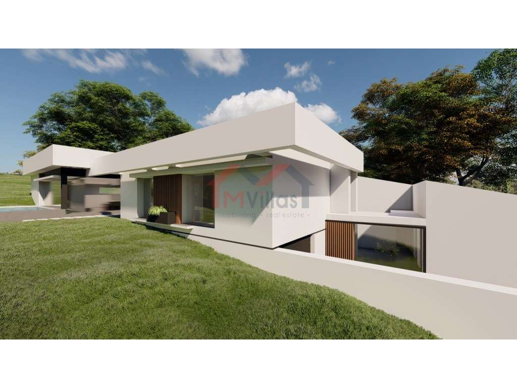Terreno com projecto aprovado para construção de moradia V4 com pis... - Grande imagem: 4/15