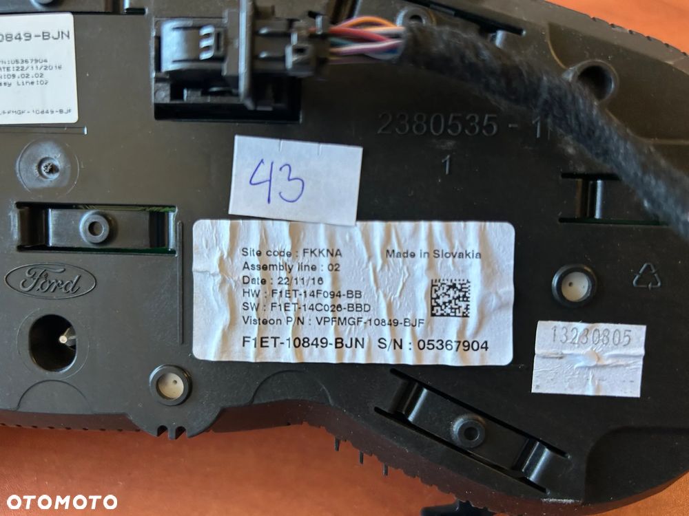 Licznik  zegary EU F1ET-10849-BJN Ford Focus MK3 - 5