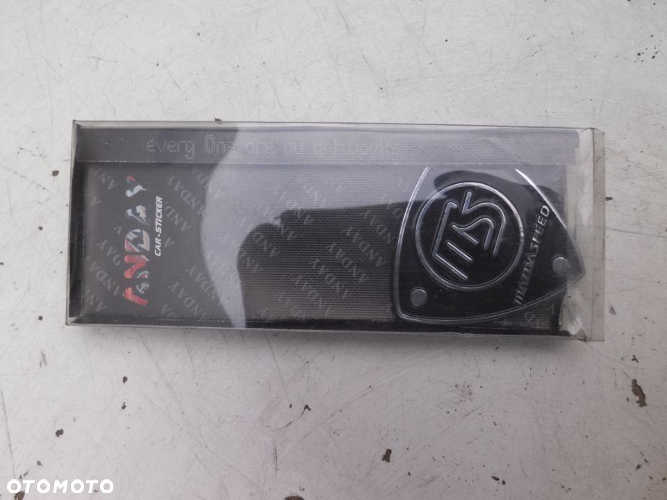 Emblemat / Znaczek Naklejka ms / Mazdaspeed METAL - 3