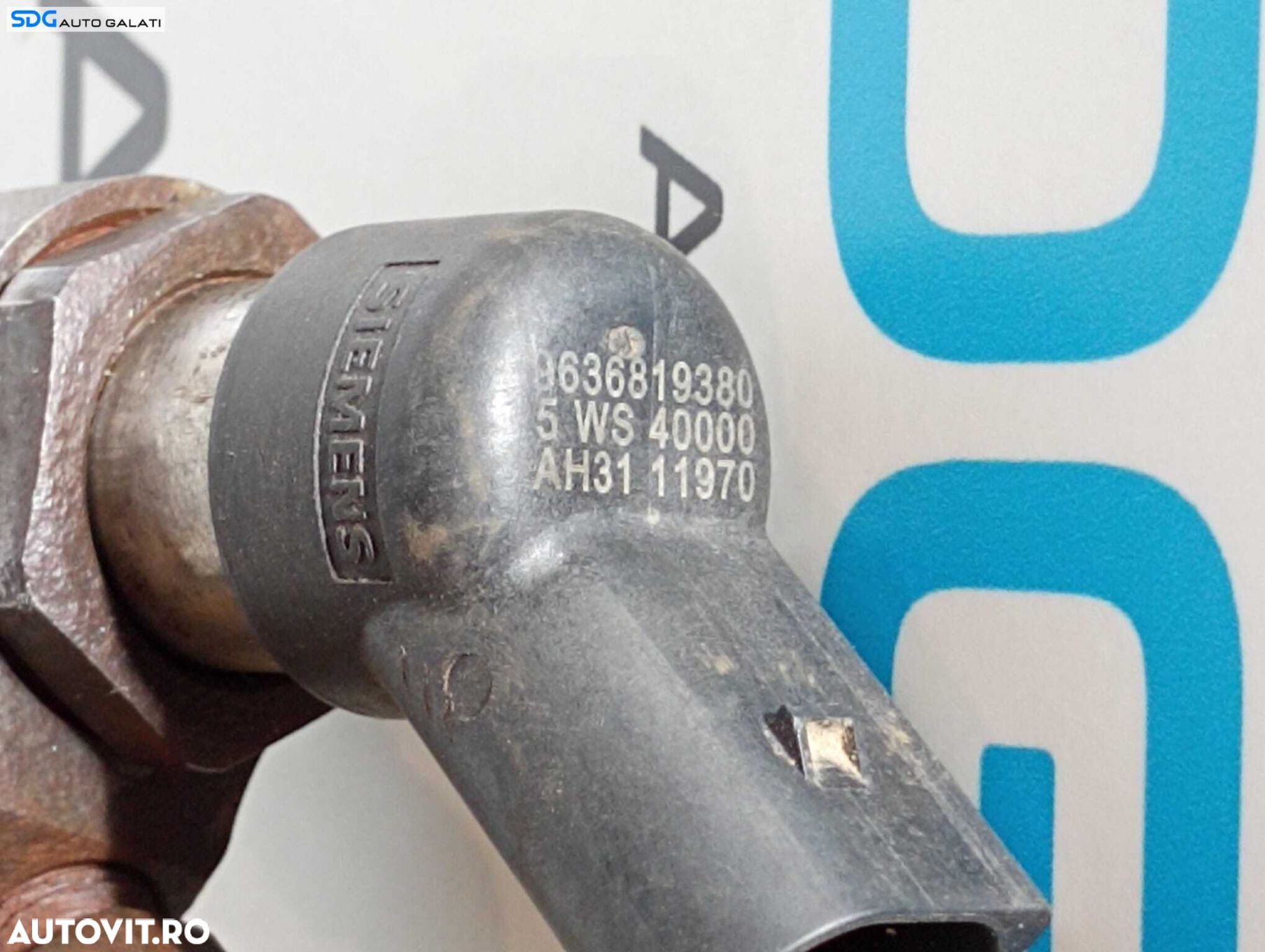Injector Injectoare Peugeot 307 2.0 HDI 2001 - 2008 Cod 9636819380 5WS40000 [M7845] - 6