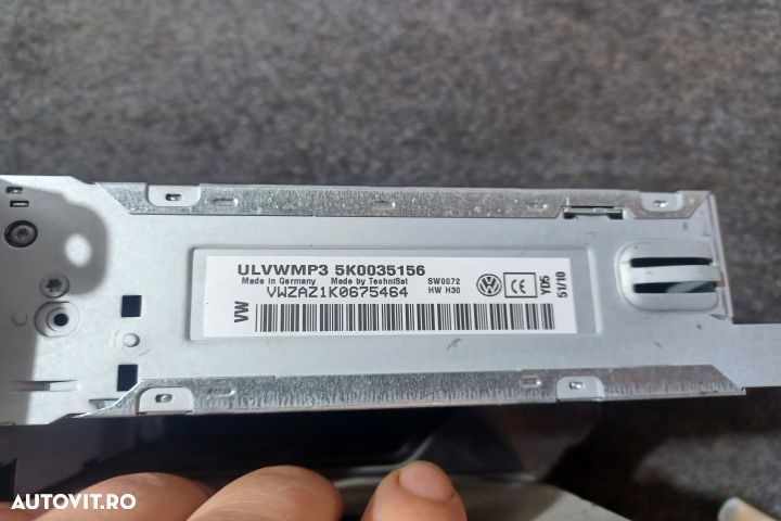Radio cd 5K0035156 Volkswagen VW Golf 6 [2008 - 2015] Plus minivan 1. - 4