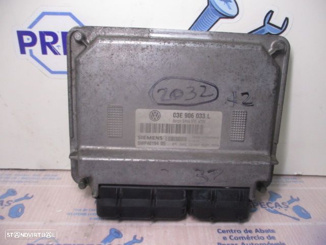 Centralina 03E906033L  5WP4019405 VW POLO 2003 1.2 64CV 5P AZUL SIEMENS - 1