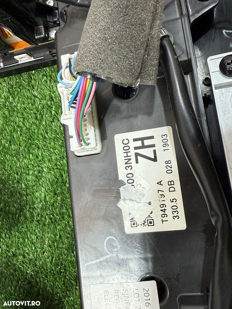 PANOU CENTRAL COMANDA CLIMA AUDIO NISSAN LEAF EM57 ELECTRIC 2016 COD OEM 682603NLOA 687513NLOA 2011-2017 - 8