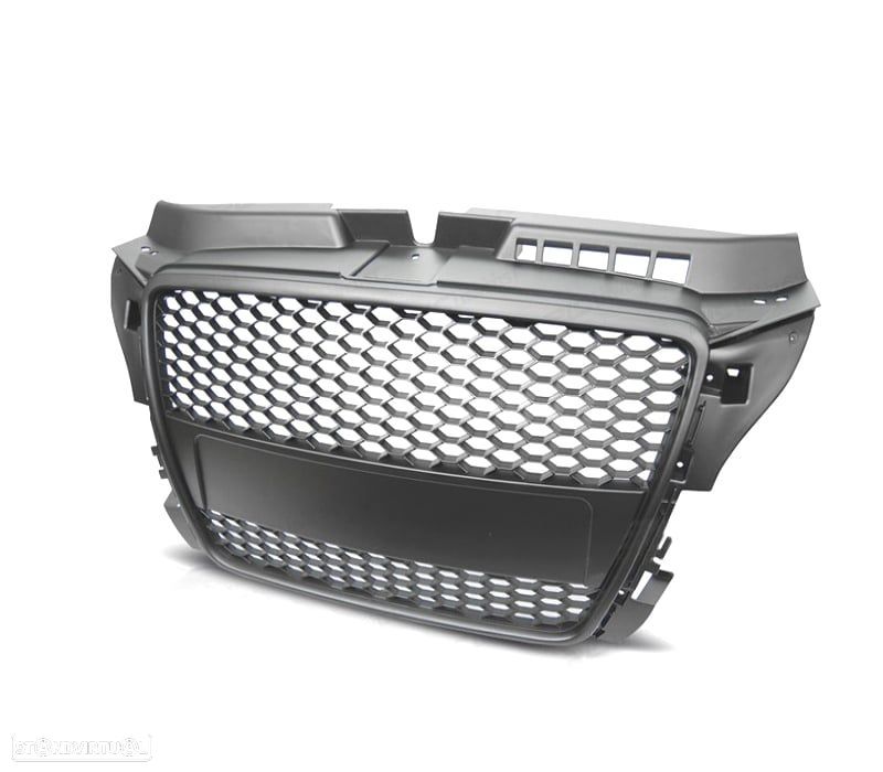 GRELHA FRONTAL AUDI A3 8P 08-12 PRETO LOOK RS3 - 3