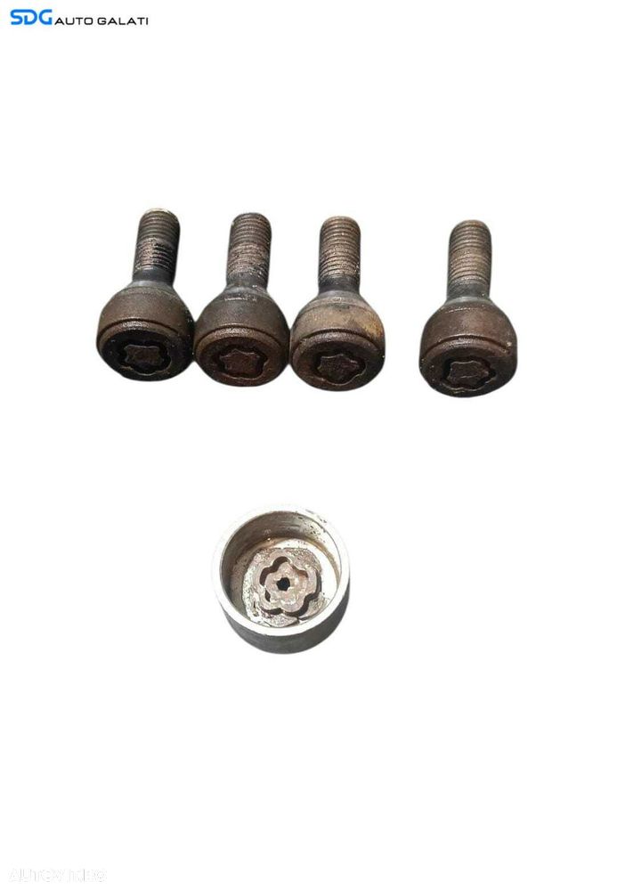 Set Prezoane cu Cheie Antifurt Roti Jante BMW X1 E84 2009 - 2015 [M9297] - 1