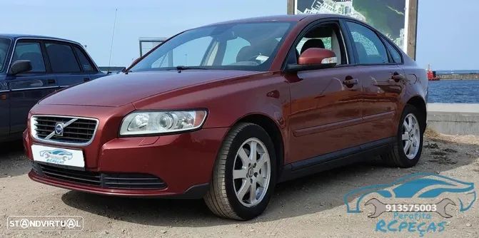 Frente Completa Volvo S40 2 | Mk2 | Facelift - Diesel | 2007 a 2012 - Capot | Para-choques | Guarda-Lamas | Óticas | Reforço | Frente Fibra | Radiador | Ventilador - 1