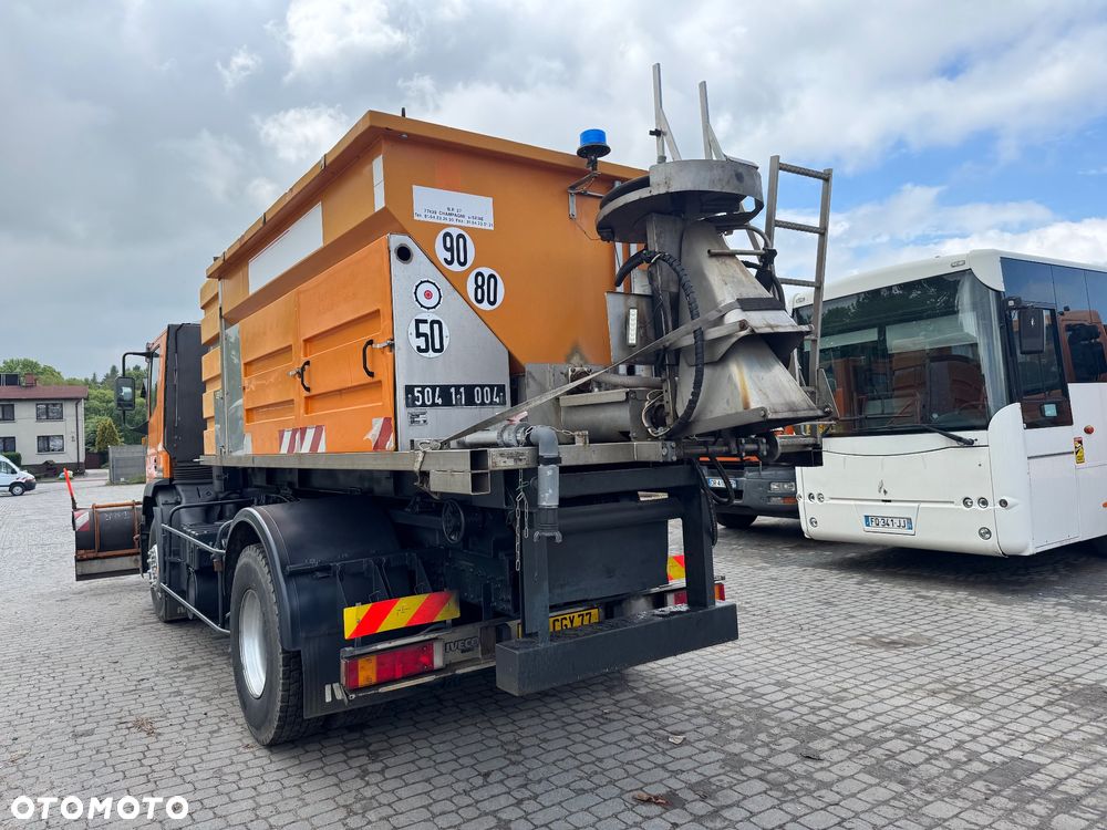 Iveco Eurotech 190E27 Hakowiec Solarka Piaskarka Pług Specjalny Tylko 94 tys km - 9