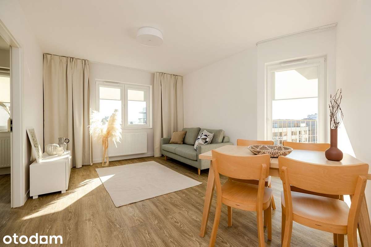 2-pokojowe | 45.56 m2 | Balkon | Blisko Galerii Mokotów| Bezpośrednio