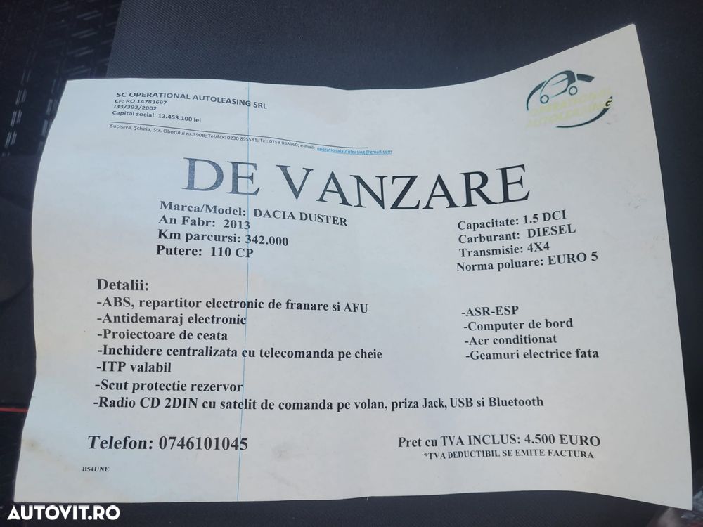 Dacia Duster 1.5 dCi 4x4 Laureate - 11