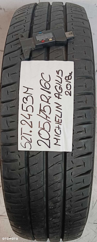 Szt2453M Sztuka 205/75R16C Michelin Agilis 2018rok