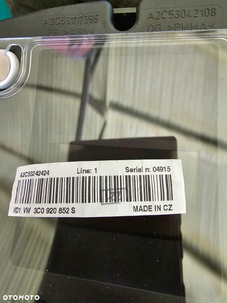 LICZNIK ZEGAR DO VW PASSATA B6 3C0920852S - 4