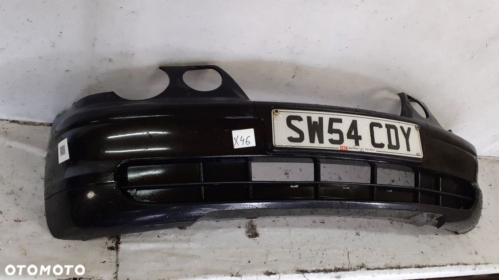 + ZDERZAK PRZÓD PRZEDNI DO BMW E46 3 COMPACT SCHWARZ II 2 CZARNY - 4