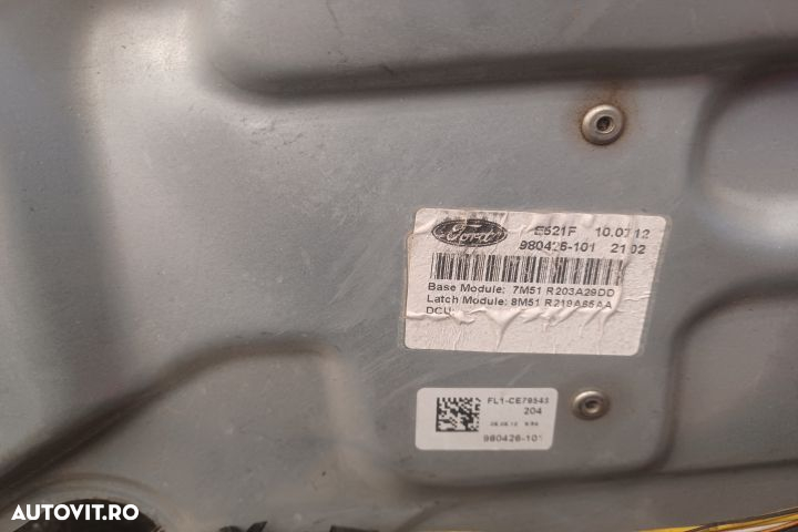 Macara geam fata stanga electrica 7M51-R203A29-DD E521F-980426-101 96 - 2