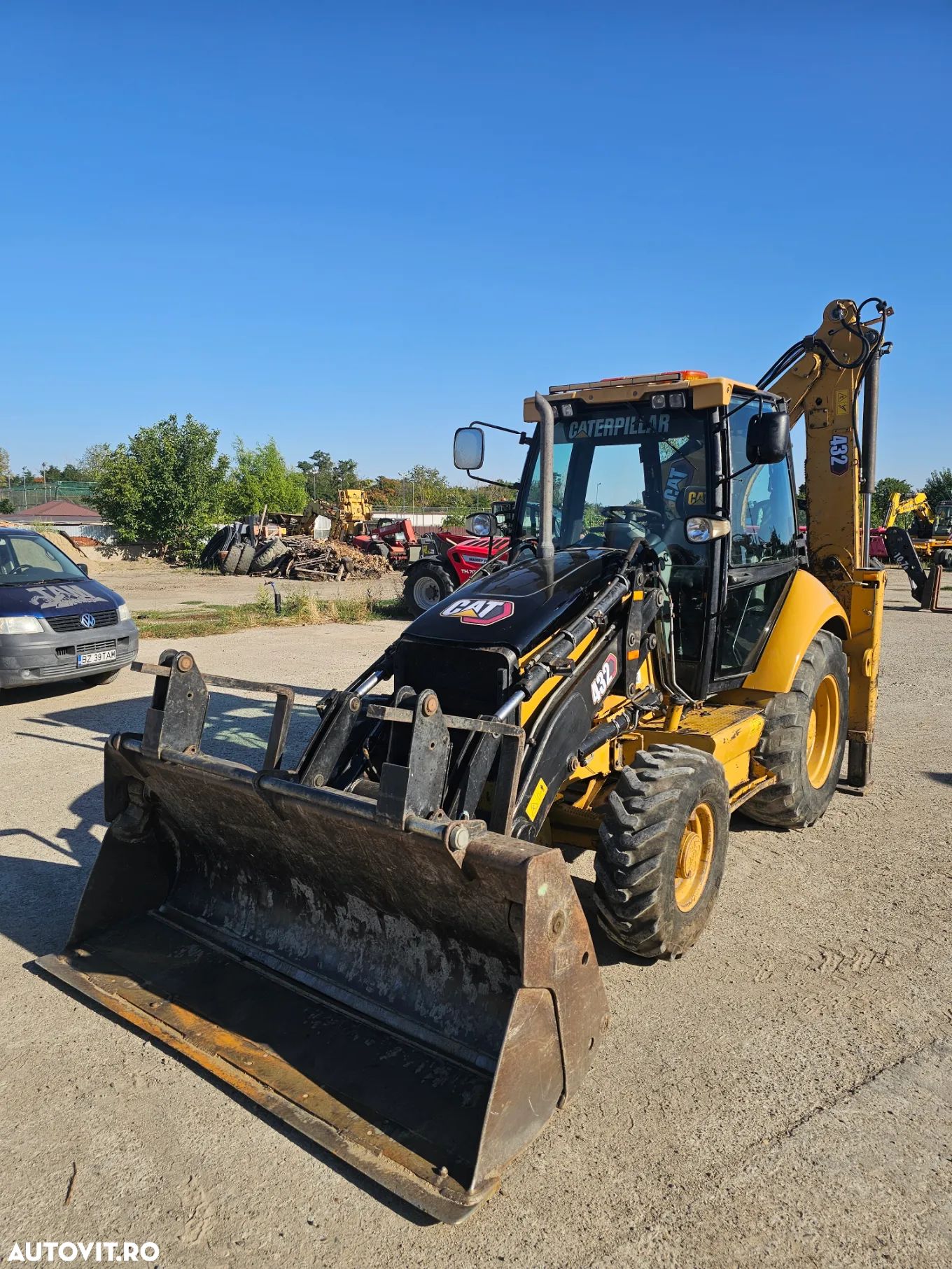 Cat 432 E Premier joystick /airco / autoshift buldoexcavator - 1