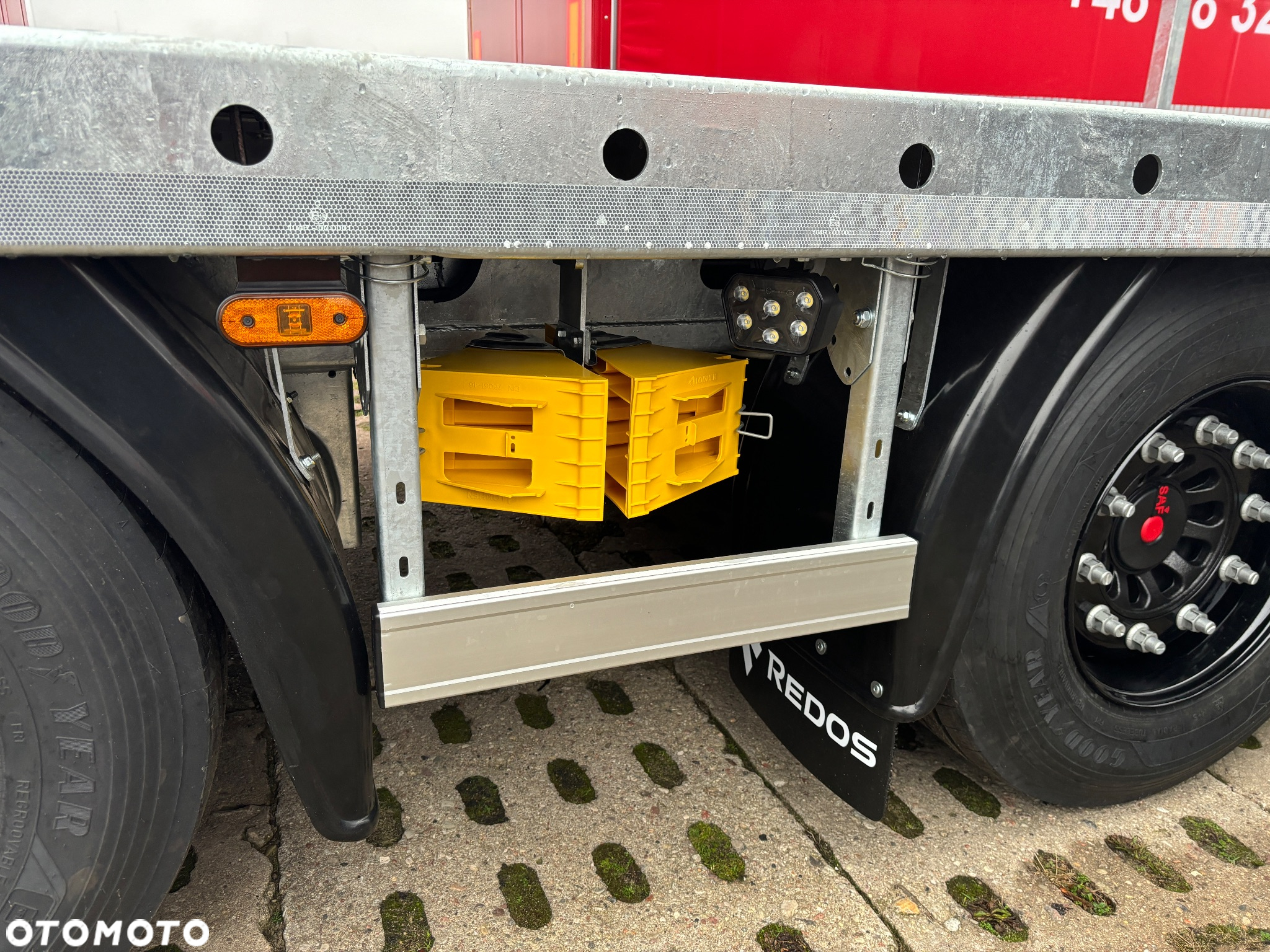 Rowerówka osłona boczna rowerowa międzyosiowa MAN MERCEDES DAF SCHMITZ KRONE VOLVO WIELTON SCANIA - 9