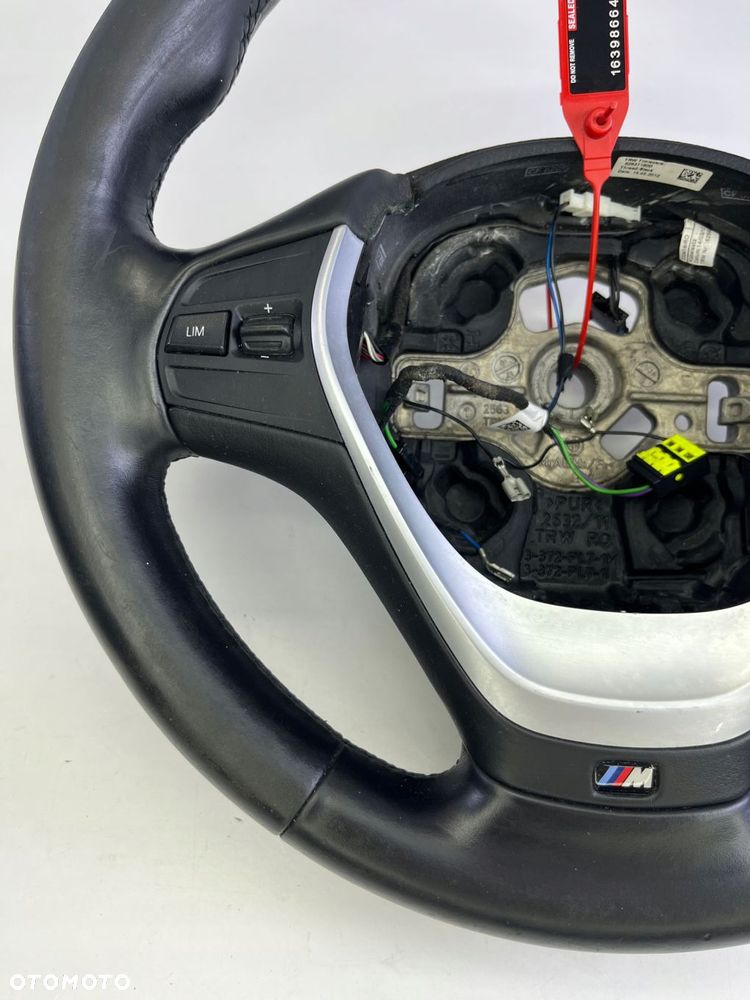 kierownica multifunkcyjna czarna skÓra gŁadka m-pakiet bmw f20 f21 f30 f31 - 4