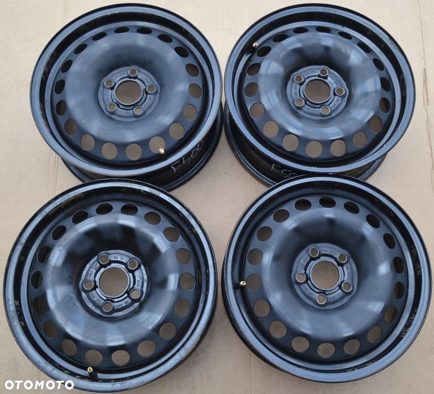 FELGI STALOWE OEM VW SKODA SEAT 5x100 5,5J15 ET 40 x4szt F-500 - 1