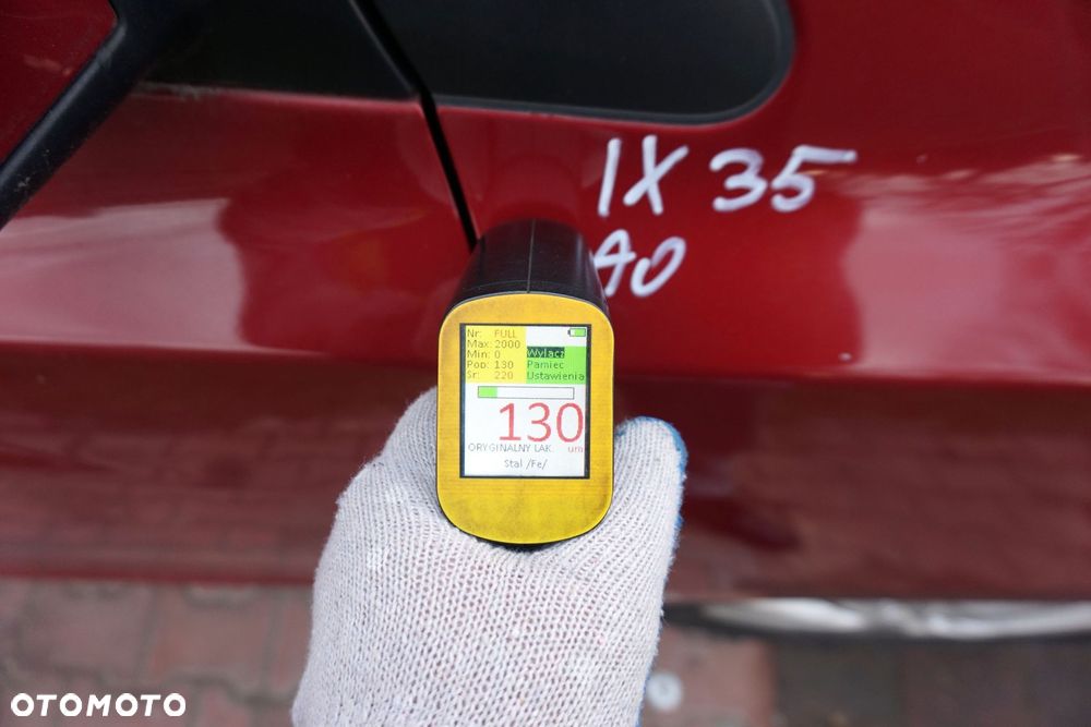 MASKA ZDERZAK BŁOTNIKI LAMPY IX35 I AA1 A0  HYUNDAI 2009-2015 CZERWONY (INFRA RED) PRZÓD KOMPLETNY - 29