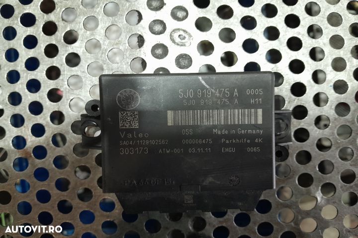 Modul senzori parcare 5J0919475A 5J0919475A Skoda Octavia 2 [2004 - 2 - 1