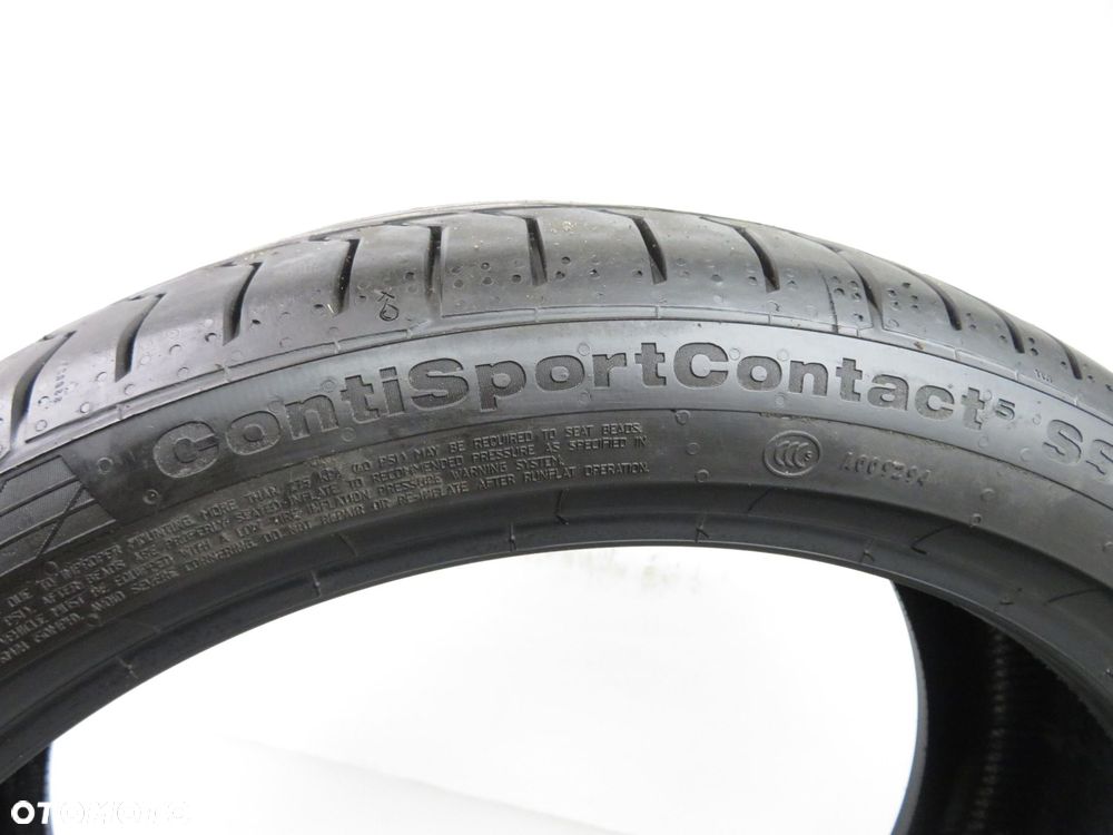 225/40R19 OPONA LETNIA CONTINENTAL CONTISPORTCONTACT 5 89W SSR RSC DOT: 0420. - 2