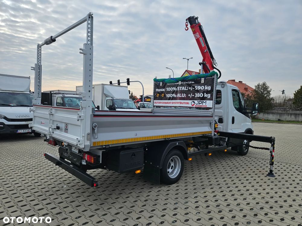 Iveco 35c-50c żuraw HDS, wywrotka, skrzynia, DEMO